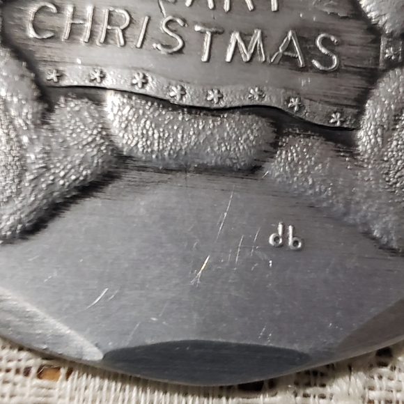 Beautiful Vintage 1986 Wendell August Forge Teddy Bear Forged Aluminum Ornament - Picture 5 of 16